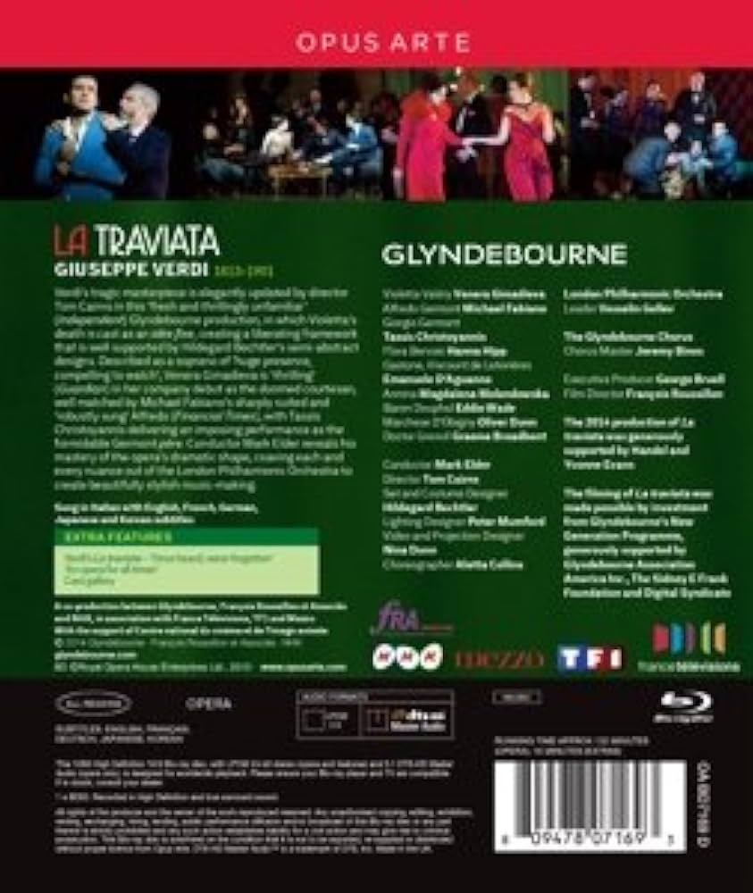 Amazon.com: La Traviata [Blu-ray] : Bbc / Opus Arte: Movies & TV